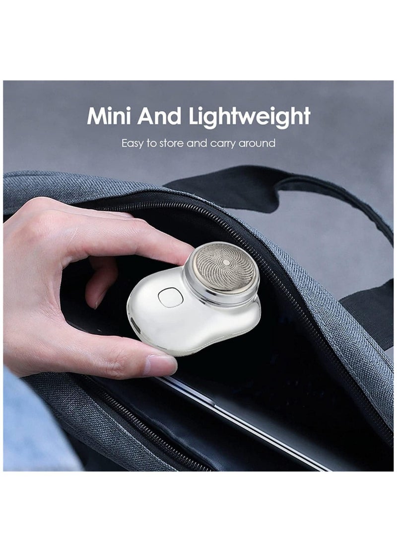 ELTRAZONE Pocket-sized Electric Shaver: Effortless Grooming on the Go with Mini USB Rechargeable Shaver for Men in Blue - Image 5