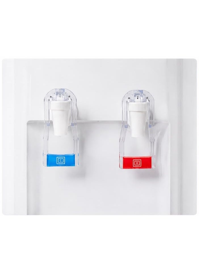 Water Dispenser Replacement Faucet Tap Set Female Thread Water Cooler Spout Hot and Cold Lever Durable Plastic Screw On Pipe Fitting Parts Home Office - Image 5