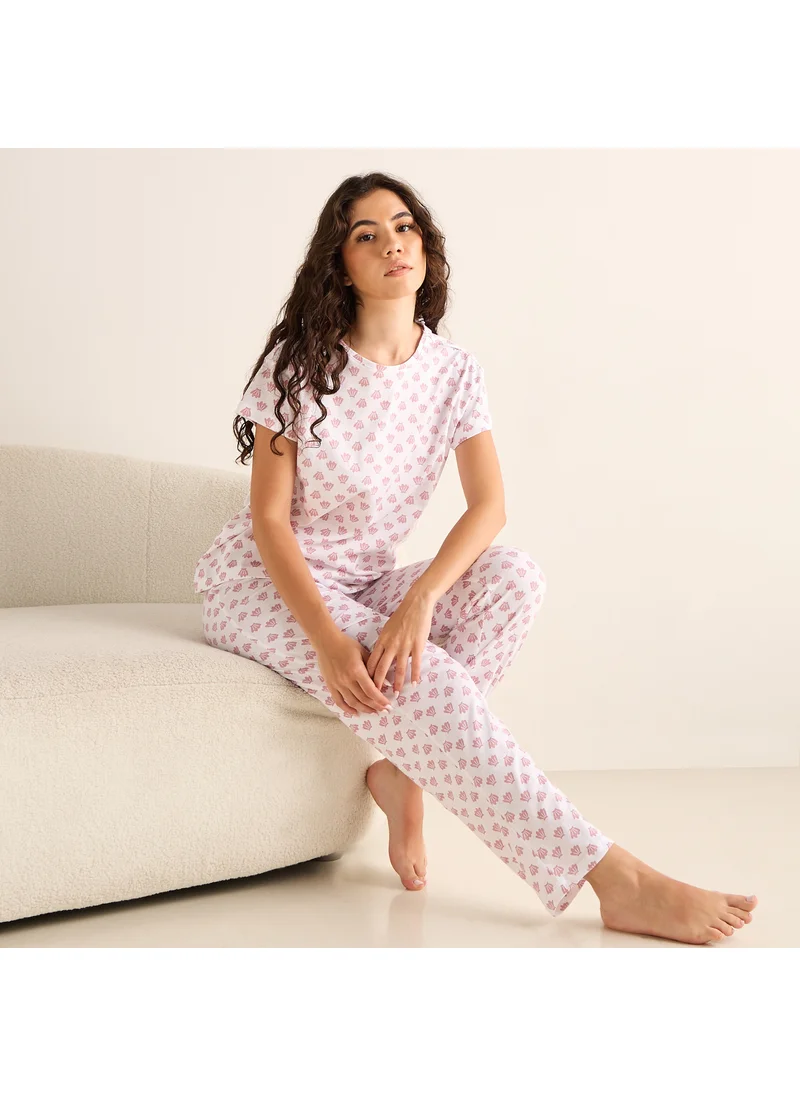 سبلاش فيڤ Printed Pyjama Set