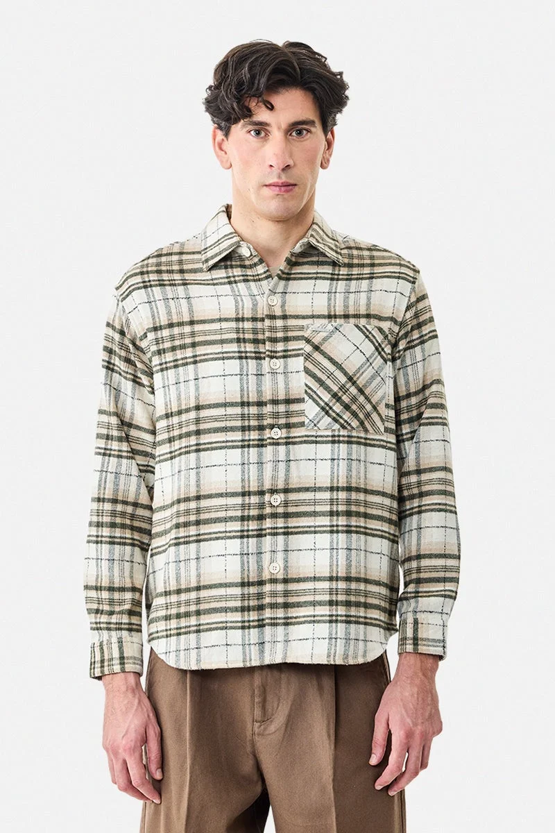 سنيتش قميص كاروهات فضفاض