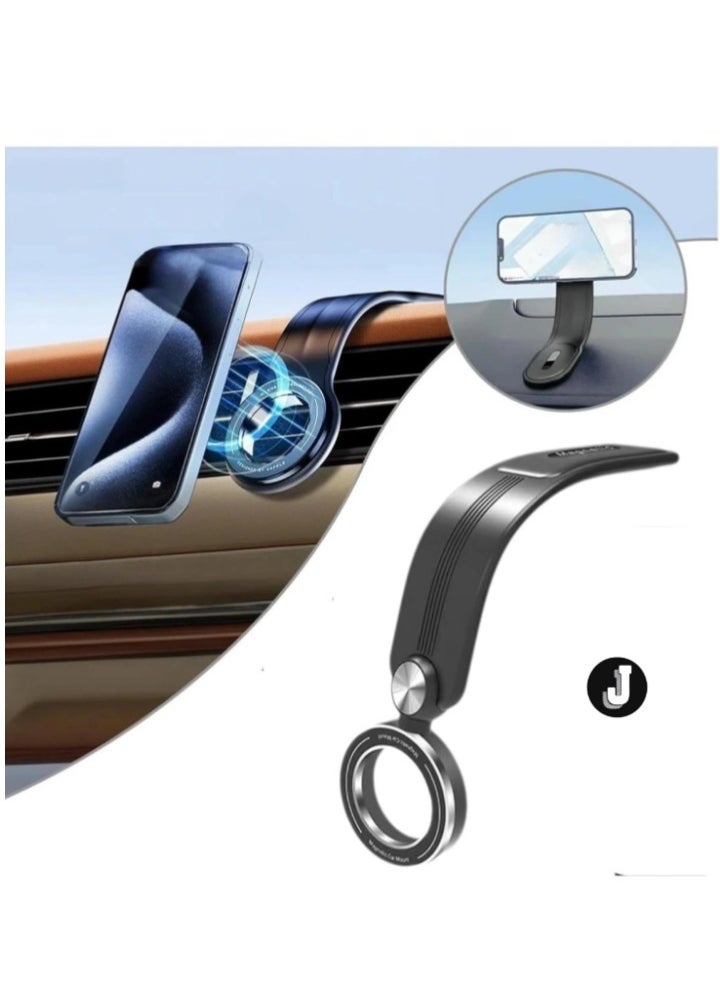 JAJEEK "NEW Universal Car Phone Holder Mount for iPhone 16 Pro – 20 Strong Magnets with 360° Rotation (Black)" - Image 2