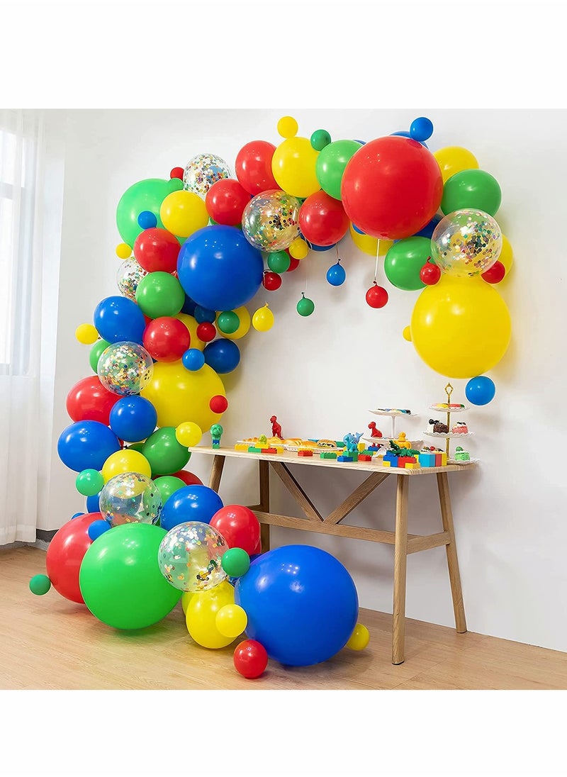 Excefore - Circus Balloon Arch, Balloon Garland Kit –Colorful Rainbow Party Supplies for boy and girl Carnival Birthday Decorations - Image 1