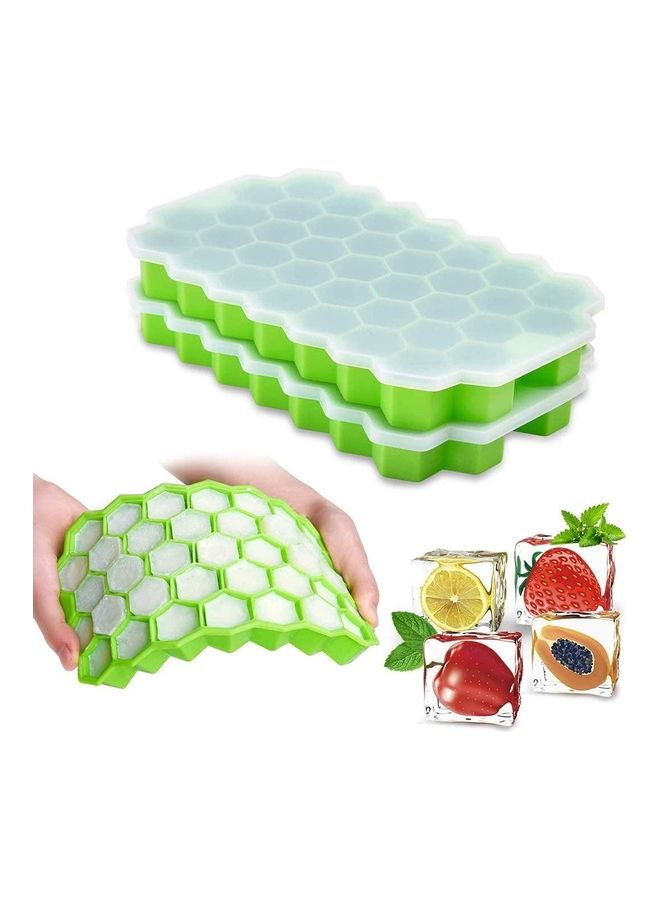 Flexible Silicone Ice Cube With Removable Lid Multicolour - Image 1