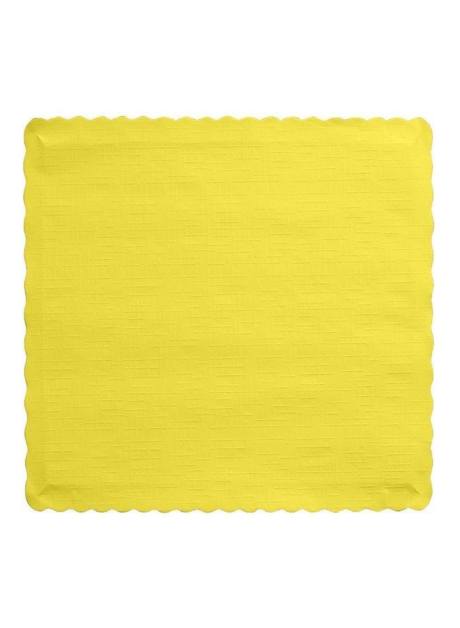 Creative Converting 50 Count Touch of Color Paper Placemats, Mimosa - Image 1