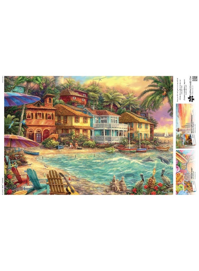 Buffalo Games - Chuck Pinson - Island Time - 300 Large Piece Jigsaw Puzzle for Adults Challenging Puzzle Perfect for Game Nights - 300 Large Piece Finished Puzzle Size is 21.25 x 15.00 - Image 3