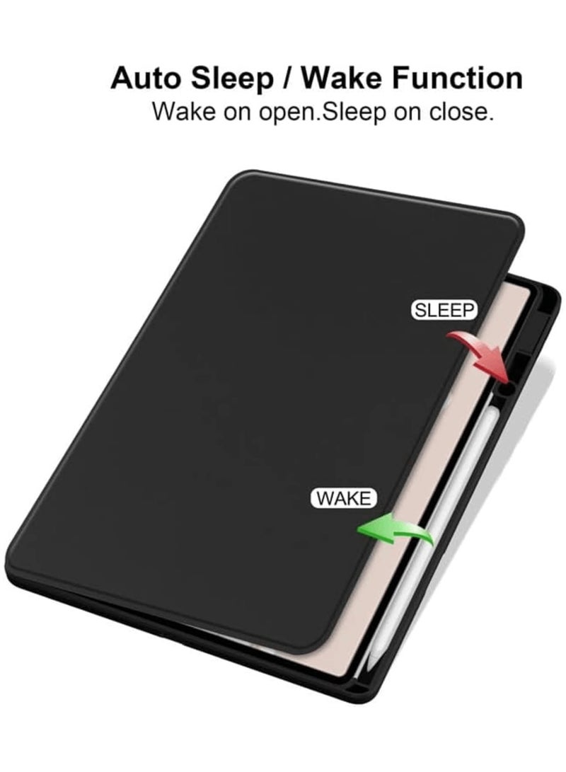 Aookay Stand Case Compatible with Huawei MatePad Pro 13.2 Inch (2025/2023) Cover, Multi-Angle Stand Hard PC Case, Auto Sleep/Wake with Pen Holder Protective Cover (Black)  - Image 3
