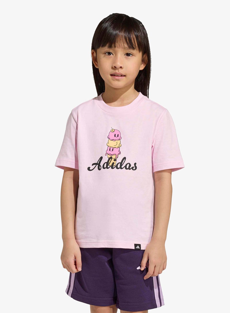 Adidas Kids Food Pack Graphic T-Shirt - Image 3