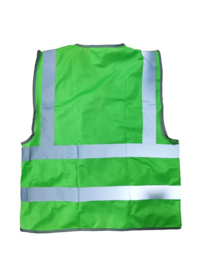 TAHA Green Solid Delux Safety Jacket –Durable & Comfortable Protective Outerwear for all Risk & Hazardous Environmnet | Green | Size-XL  - Image 1