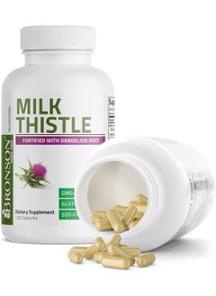 Bronson Mariano Thistle Supplement 1000Mg Of Silimarina And Dandelion Root 120 Capsules  - Image 1
