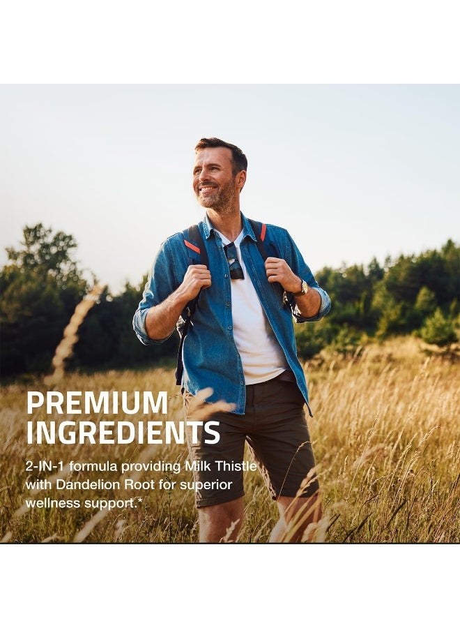 Bronson مكمل ماريانو سيليمارين 1000 ملغ وجذر الهندباء 120 كبسولة - Image 3