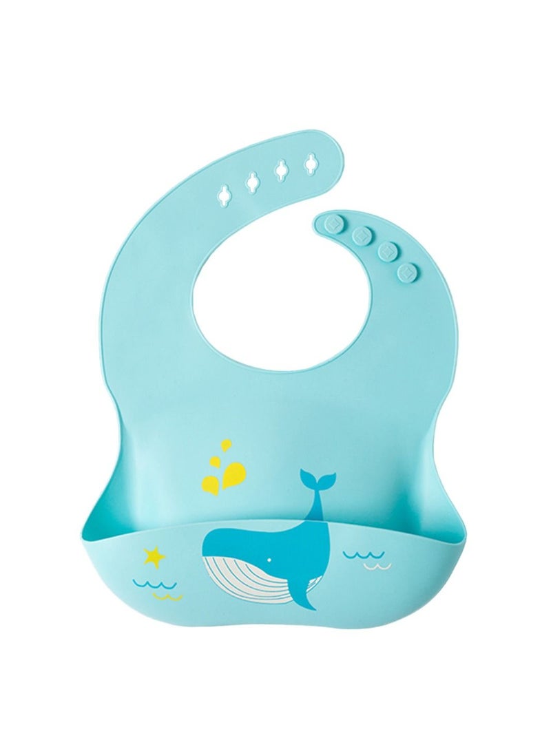 Muslin Tree Waterproof Silicone Baby Bib  - Image 1