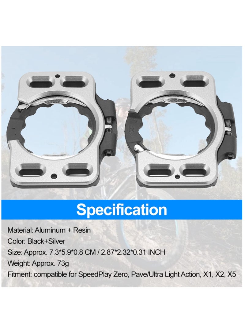 Generic - Quick Release Cycling Shoe Cleats Adapter for SpeedPlay Zero, Pave/Ultra Light Action, X1, X2, X5 - Bike Shoe Cleat Cover Converter for Road Cycling Pedals - Image 1