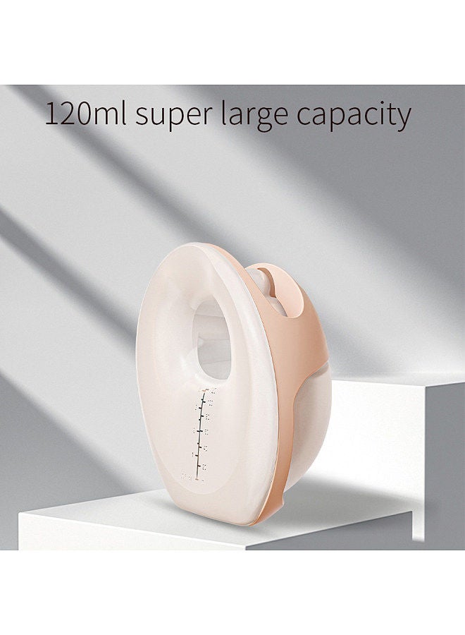 YOUHA Wearable Milk Saver for Breastfeeding Manual Breastmilk Collector Silicone Breast Shell Milk Catcher for Collecting Leaking Breastmilk 120ml Capacity Milk Collection Cup