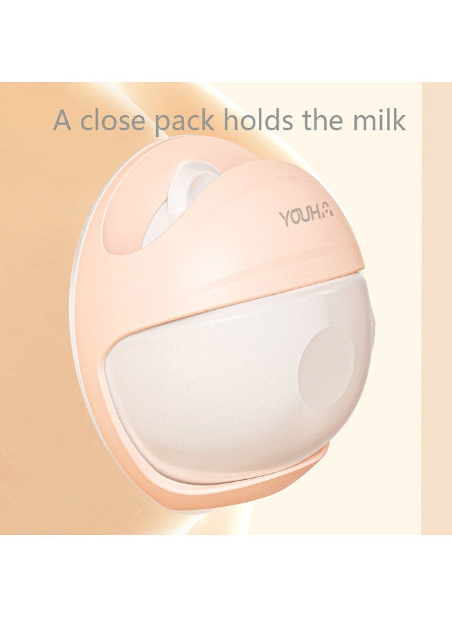 YOUHA Wearable Milk Saver for Breastfeeding Manual Breastmilk Collector Silicone Breast Shell Milk Catcher for Collecting Leaking Breastmilk 120ml Capacity Milk Collection Cup