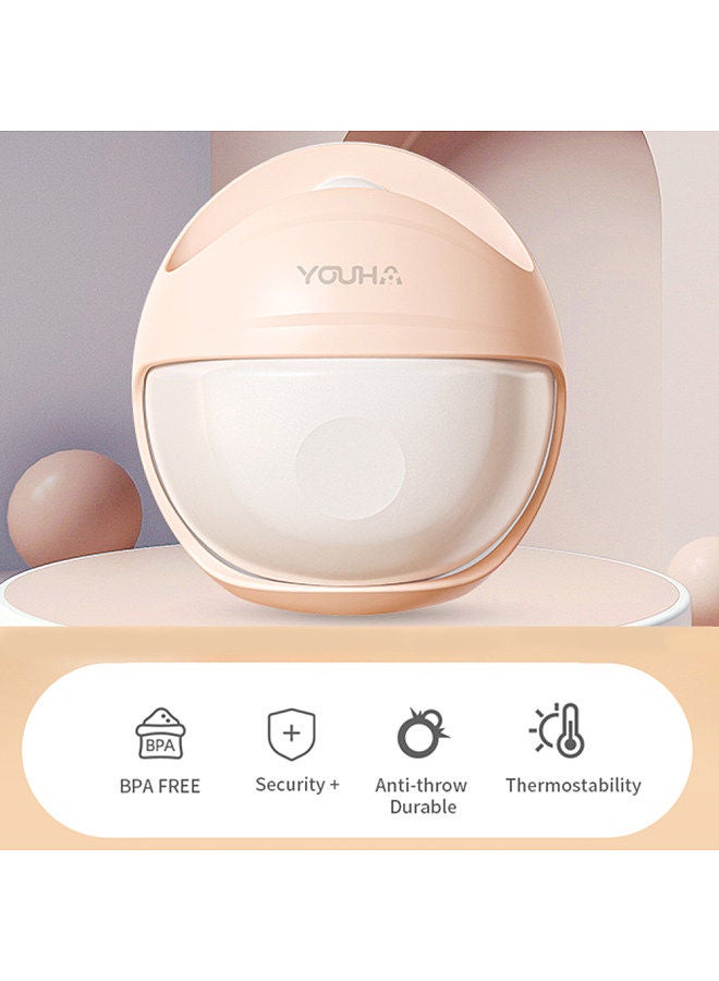 YOUHA Wearable Milk Saver for Breastfeeding Manual Breastmilk Collector Silicone Breast Shell Milk Catcher for Collecting Leaking Breastmilk 120ml Capacity Milk Collection Cup