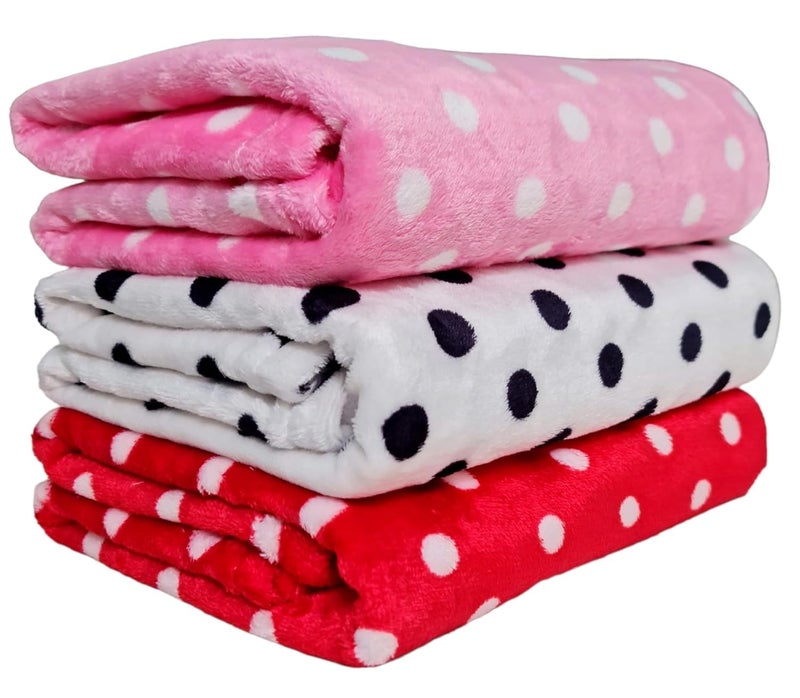 BRANDONN Baby Blankets New Born Combo Pack of Crib Sheet Wrap for Baby Boys and Baby Girls Pack of 3 Pcs - Image 1