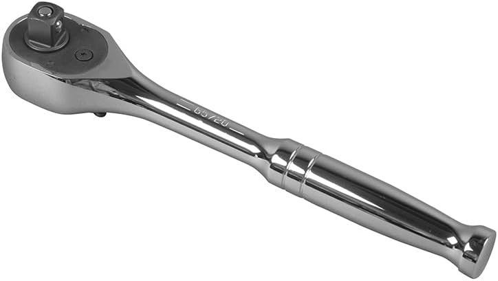 Klein Tools 65720 7-Inch Ratchet with 3/8-Inch Drive - Durable Chrome-Plated Finish - Image 4