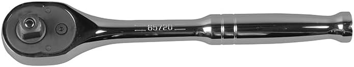 Klein Tools 65720 7-Inch Ratchet with 3/8-Inch Drive - Durable Chrome-Plated Finish - Image 2
