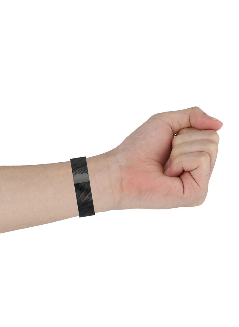 Generic - Amazfit T-Rex Metal Mesh Wristband Watchband Stainless Steel Milanese Bands Quick Release Adjustable Clasp Strap - Image 1