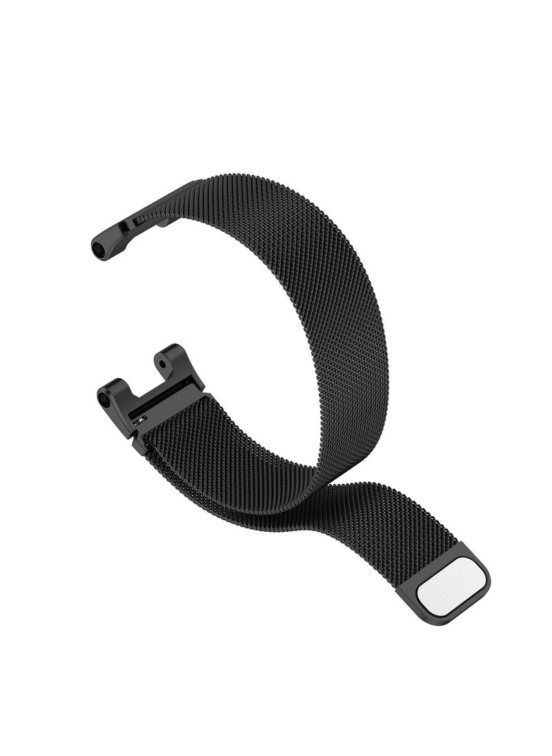 Generic - Amazfit T-Rex Metal Mesh Wristband Watchband Stainless Steel Milanese Bands Quick Release Adjustable Clasp Strap - Image 1