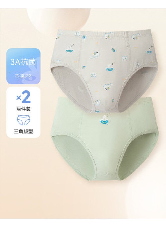 Annil boys' Briefs 2-pack - 2025 Spring New Stretchy Student Underwear - Image 1