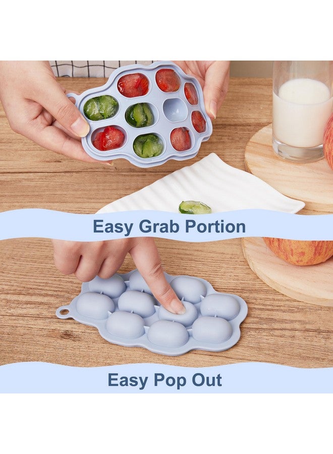 KingKam Baby Breastmilk Popsicle Molds (3 Pack) Kingkam Silicone Nibble Freezer Tray Baby Fruit Food Feeder Teether Tray Breast Milk Teether Pop Maker For Homemade Baby Food - Image 4