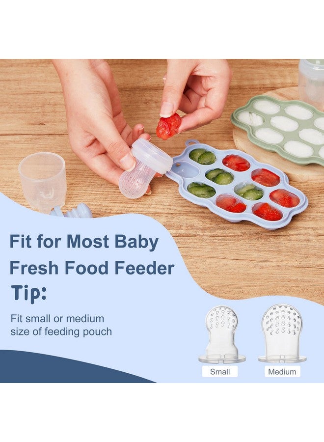 KingKam Baby Breastmilk Popsicle Molds (3 Pack) Kingkam Silicone Nibble Freezer Tray Baby Fruit Food Feeder Teether Tray Breast Milk Teether Pop Maker For Homemade Baby Food - Image 3