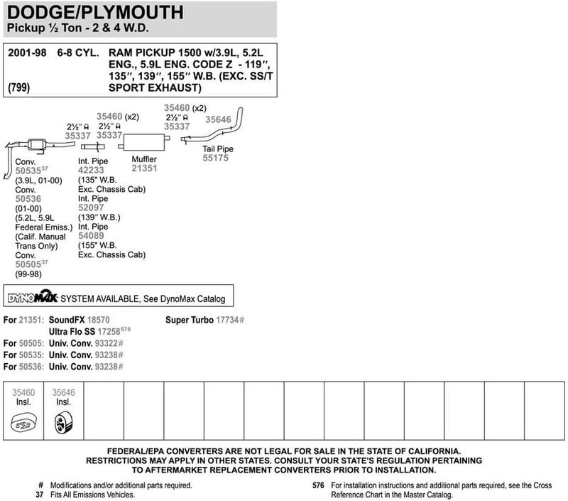 Walker Exhaust SoundFX 18570 Exhaust Muffler - Image 4