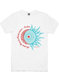 Rock&Roll Istanbul Bicycle White, Turkey Crescent Star White, Istanbul Letters Black Men's 3-Piece Eco Pack T-Shirt  - Image 4