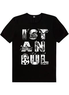 Rock&Roll Istanbul Bicycle White, Turkey Crescent Star White, Istanbul Letters Black Men's 3-Piece Eco Pack T-Shirt  - Image 5