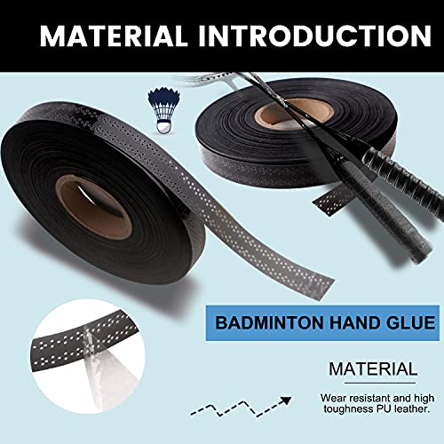 GLL Super Long Breathable Racket Overgrip, Super Absorbent Skid Resist Absorb Sweat Grip Tape, Handles Protection for Tennis Badminton Racquetball Squash Baseball - Image 3