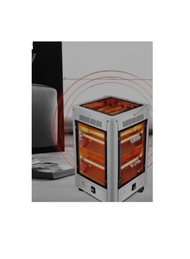 Micro Plus Electric heater for the room, with four sides and a capacity of 2000 watts - Image 2