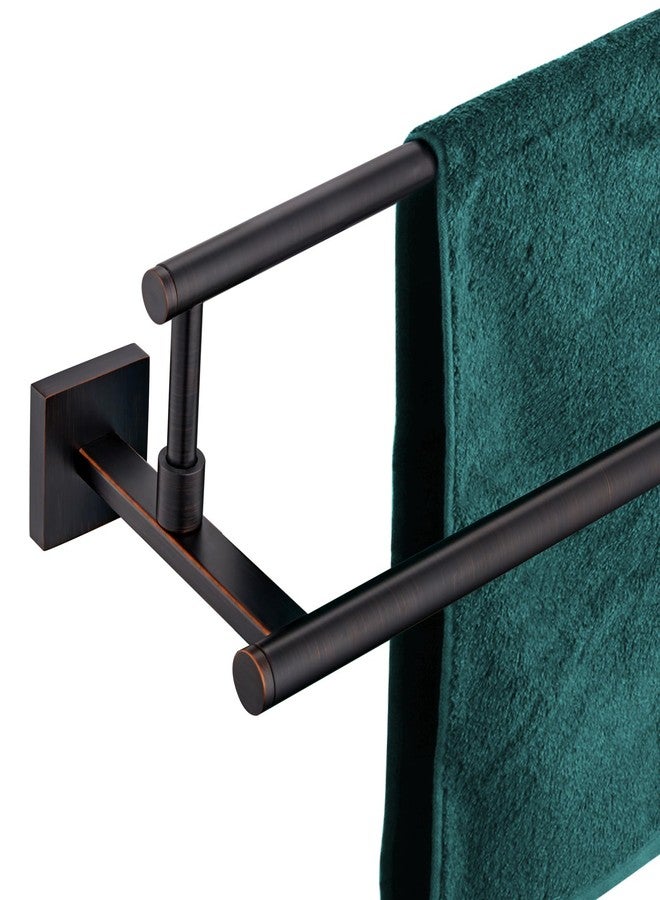 KOKOSIRI Towel Bars 32-Inch Bathroom Towel Holder Oil Rubbed Bronze Double Bath Towel Racks Wall Mounted Stainless Steel B5009ORB-L32 - Image 1