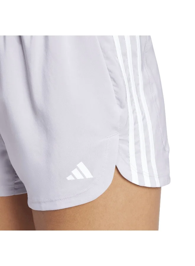 adidas شورت تدريب رمادي Pacer Wvn High مقاس 2XS3