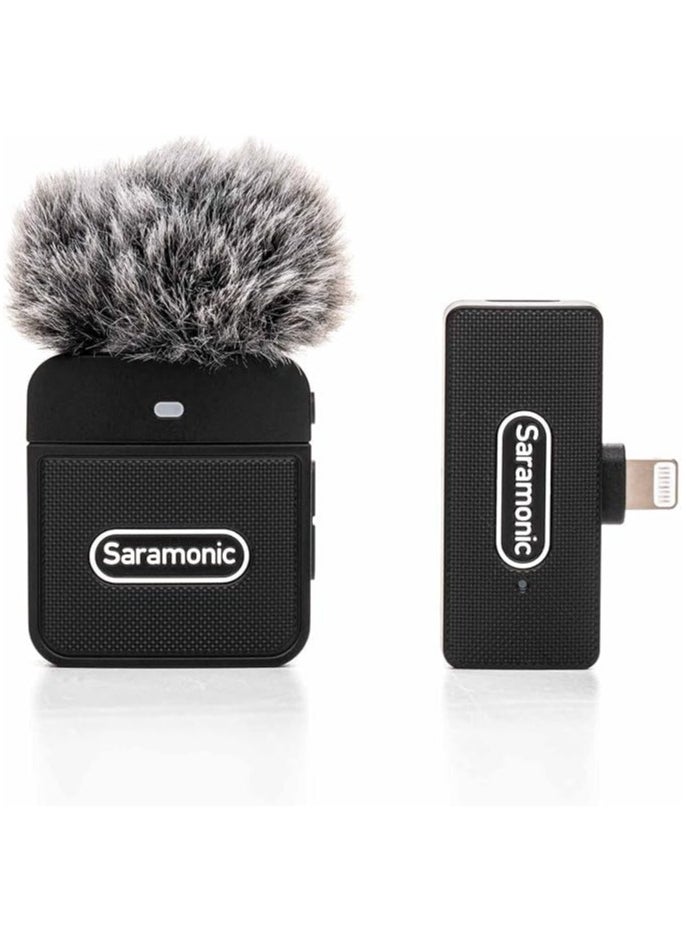 Saramonic Saramonic Blink100 B3 Wireless Lavalier Microphone for iPhone Smartphone, 10h Battery, 164ft Transmission, Gain Control Lightning Wireless Lapel Mic for Live Streaming Video Conference Recording  - Image 3