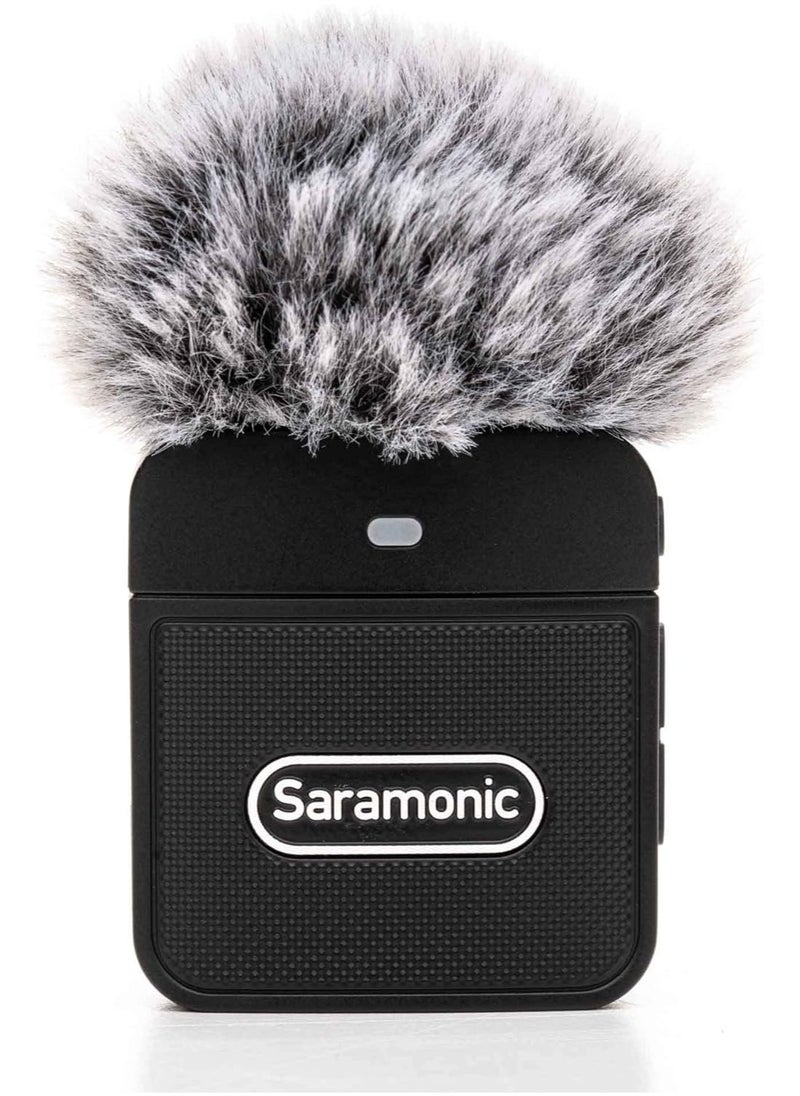 Saramonic - Saramonic Blink100 B3 Wireless Lavalier Microphone for iPhone Smartphone, 10h Battery, 164ft Transmission, Gain Control Lightning Wireless Lapel Mic for Live Streaming Video Conference Recording - Image 1