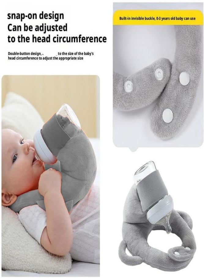 BELLSBERRY Baby Nursing Pillow with Bottle Holder – Hands-Free Feeding Support with Adjustable Waist Strap - Image 4