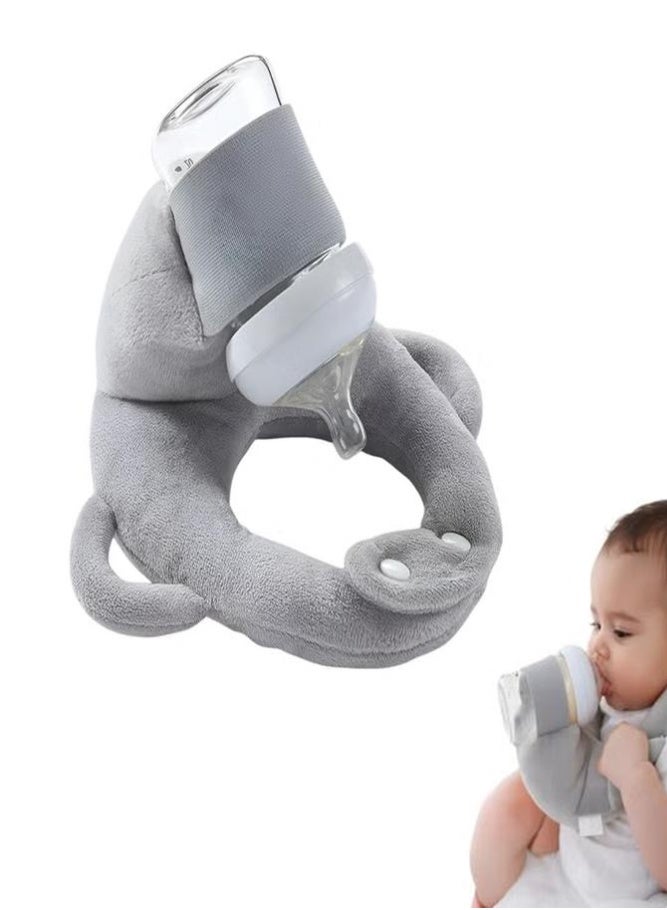 BELLSBERRY Baby Nursing Pillow with Bottle Holder – Hands-Free Feeding Support with Adjustable Waist Strap - Image 1