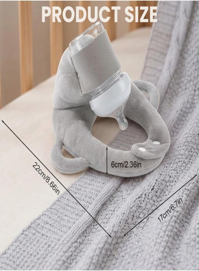 BELLSBERRY Baby Nursing Pillow with Bottle Holder – Hands-Free Feeding Support with Adjustable Waist Strap - Image 2