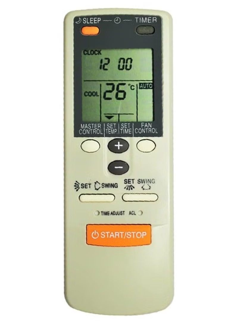 Replacement Air Conditioner Remote Control Compatible with Fujitsu AC Models JW2 JW33 AR-DL3 - Image 1