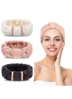 DOOBO 3 Pack Womens Spa Microfiber Skincare Headbands for Face Washing Makeup Removal and More Pink White Black - pzsku/ZFFE740E6FAE862E36835Z/45/_/1741001380/24b506d0-f90a-4ee6-ae2d-3e29d2577f57