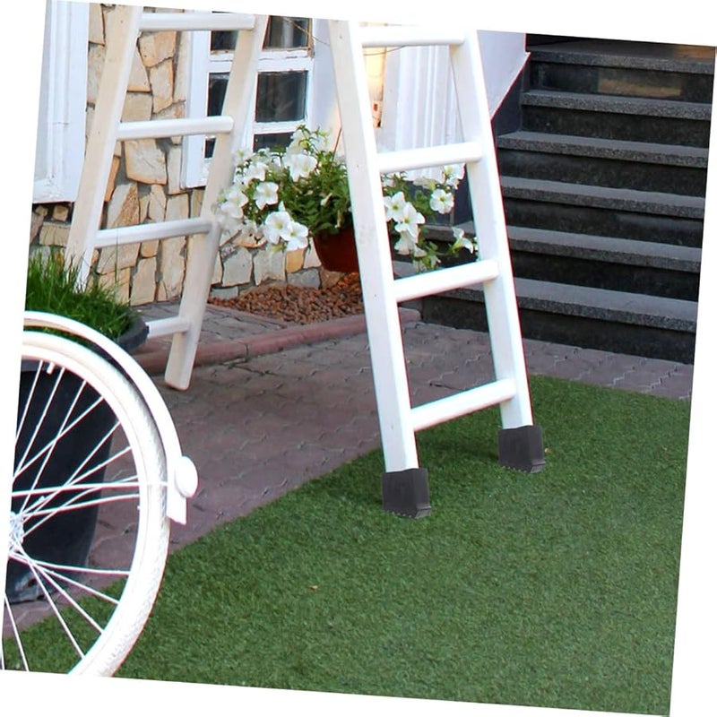 6Pcs Black Ladder Feet Covers For Stability Noise Reduction Easy Install Protective Pads - Image 5