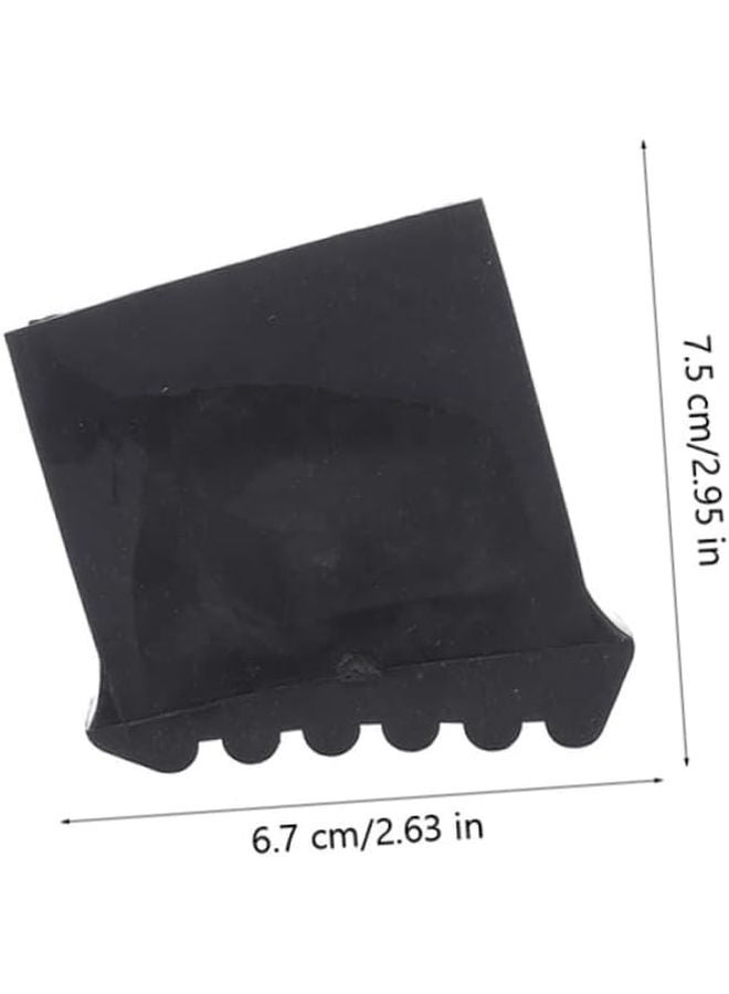 6Pcs Black Ladder Feet Covers For Stability Noise Reduction Easy Install Protective Pads - Image 3