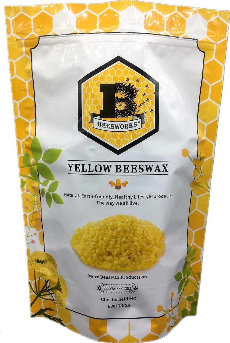 Beesworks Yellow Beeswax Pellets - 2 lb - Image 1