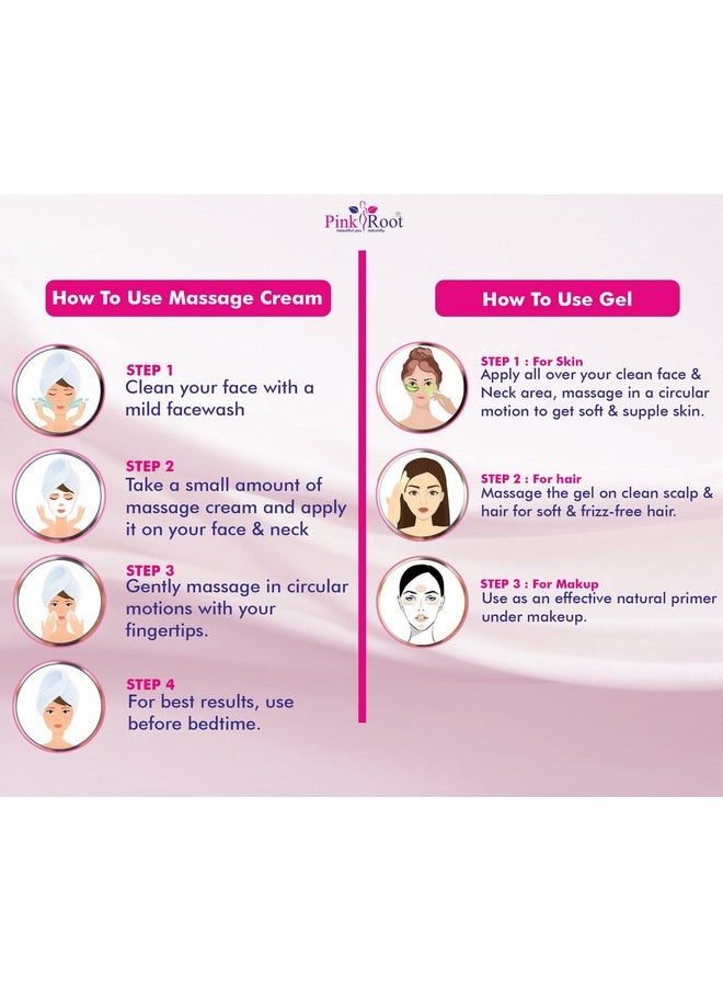 Pink Root - Pink Root Cucumber Gel 500gm with Diamond Cream 500gm - Image 1