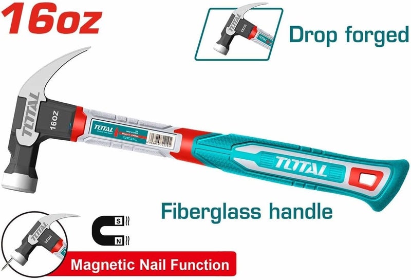 TOTAL Claw Hammer THCH61016 - Image 2