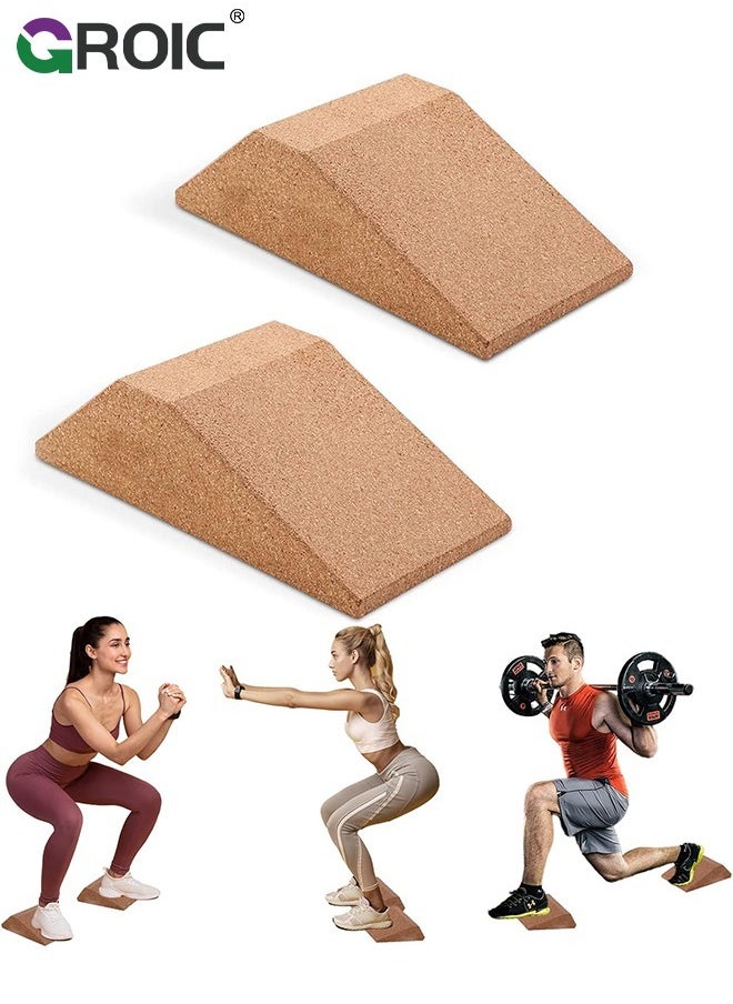 GROIC Squat Wedge Block Non Slip Professional Slant Board,Squat Ramp Foot Wedges for Squats Yoga Wedge Great for Exercise,Stretching Equipment  - Image 1