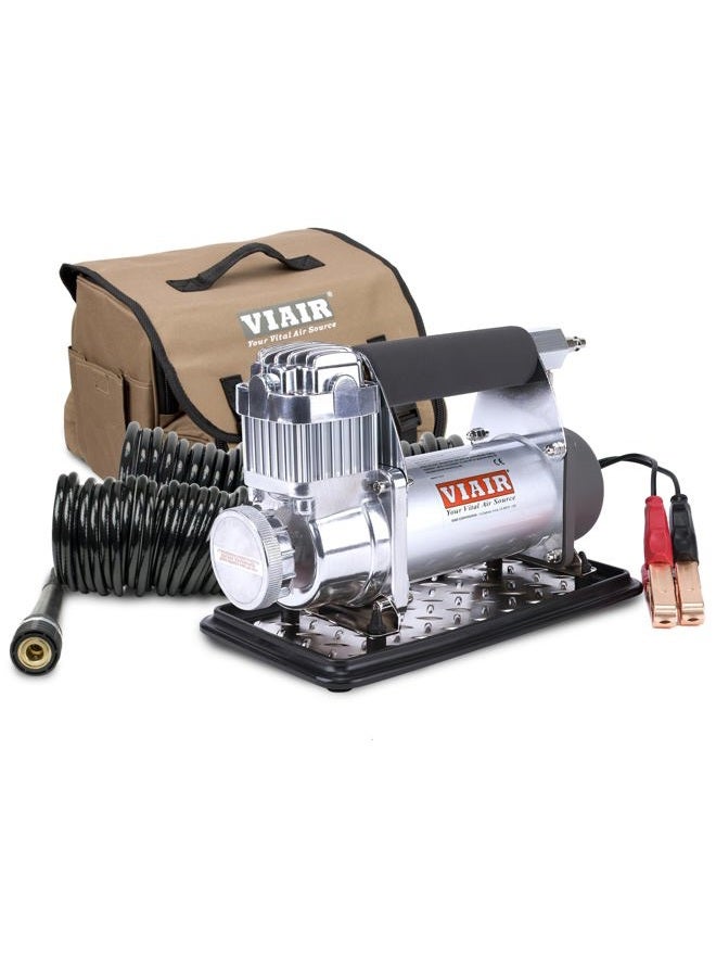 Viair 400P - 40047 Rv Automatic Portable Compressor Kit, Tire Pump, Truck/Suv Inflator, Silver, For Up To 35 Inch Tires - Image 1