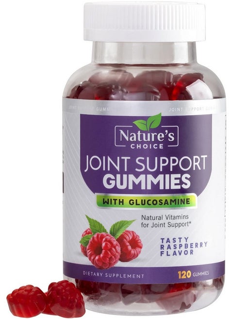 Joint Support Gummies Extra Strength Glucosamine Gummy With Vitamin E Naturally Assists Cartilage & Flexibility Best Support Chew For Men And Women 120 Gummies