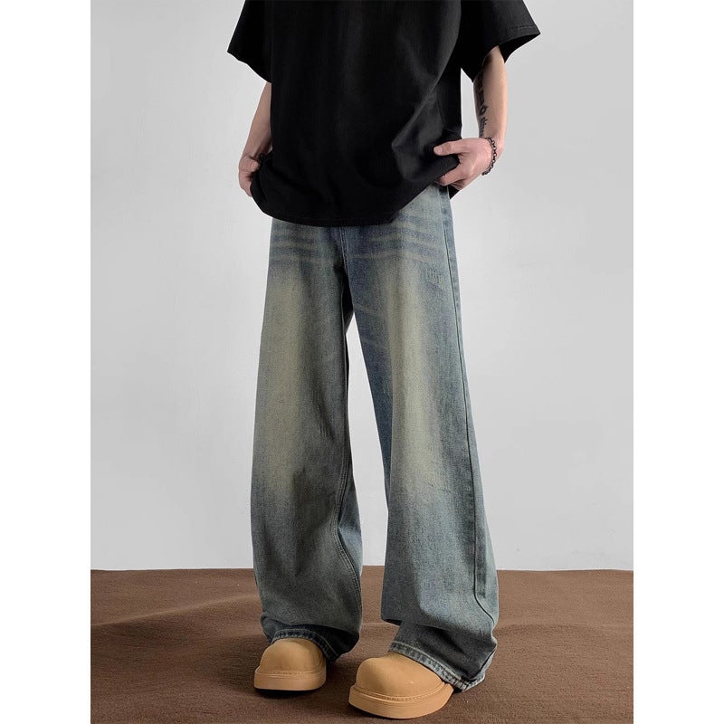 Unisex Classic Denim Jeans Loose Fit Daily Outdoor Wear - Image 4